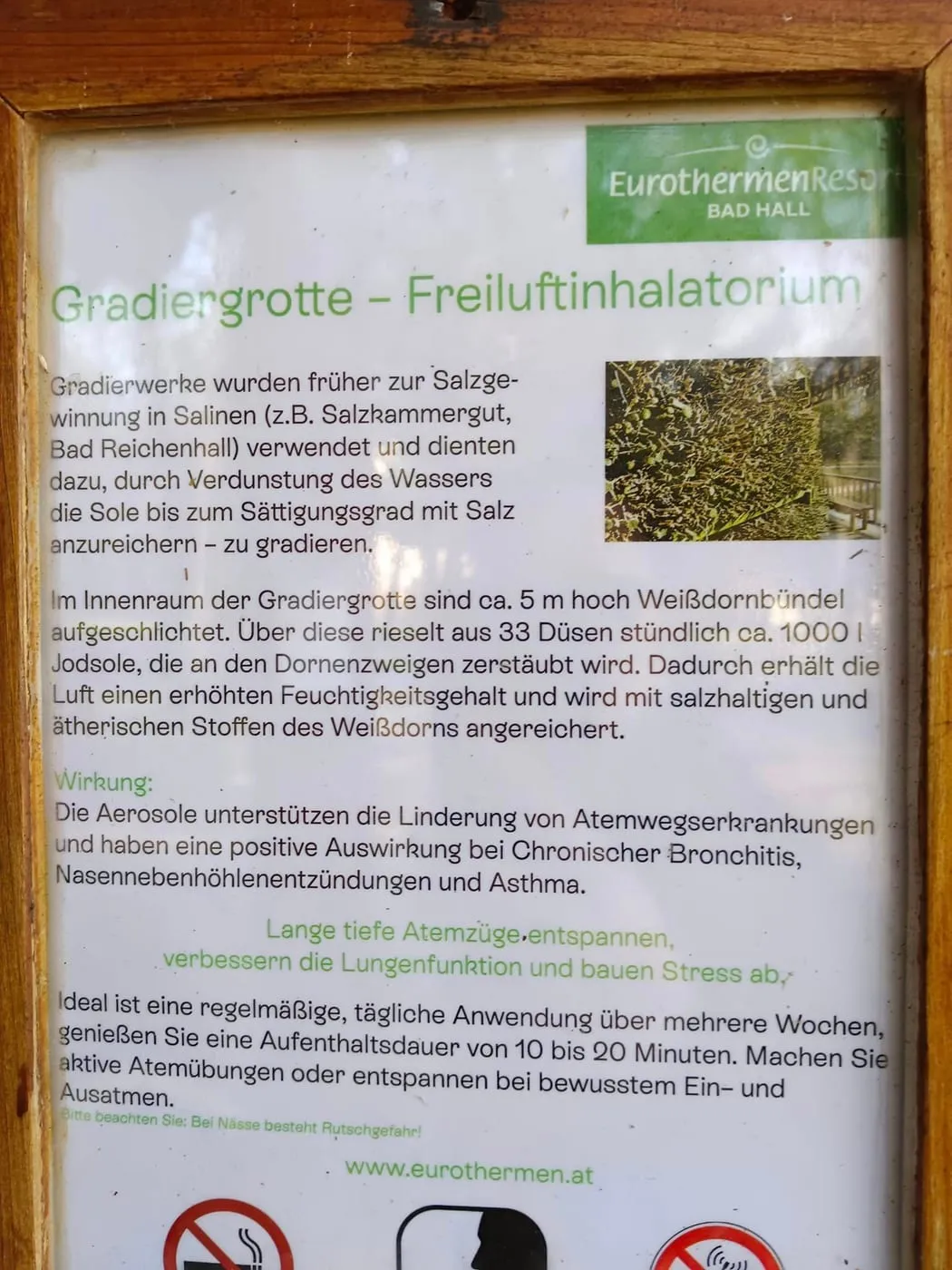 Gradiergrotte im Kurpark Bad Hall