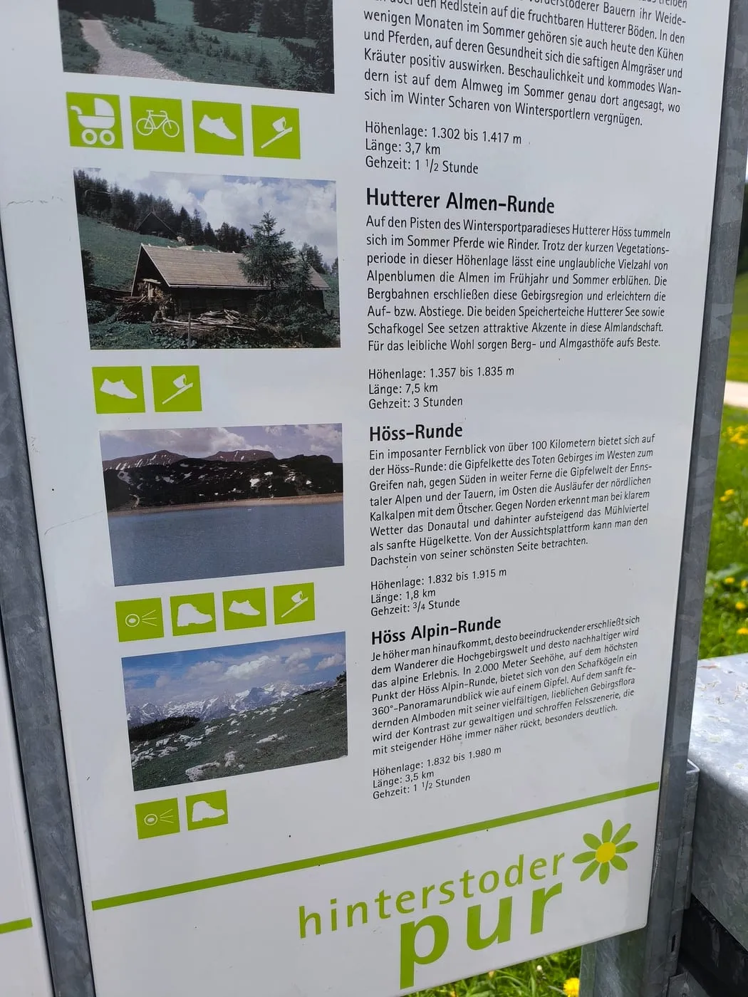 Hutterer Böden via Panoramastraße