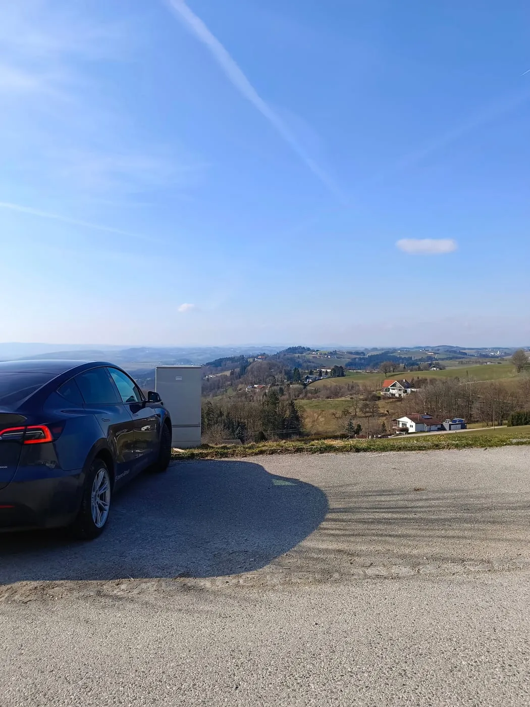 Parkplatz mit Aussicht