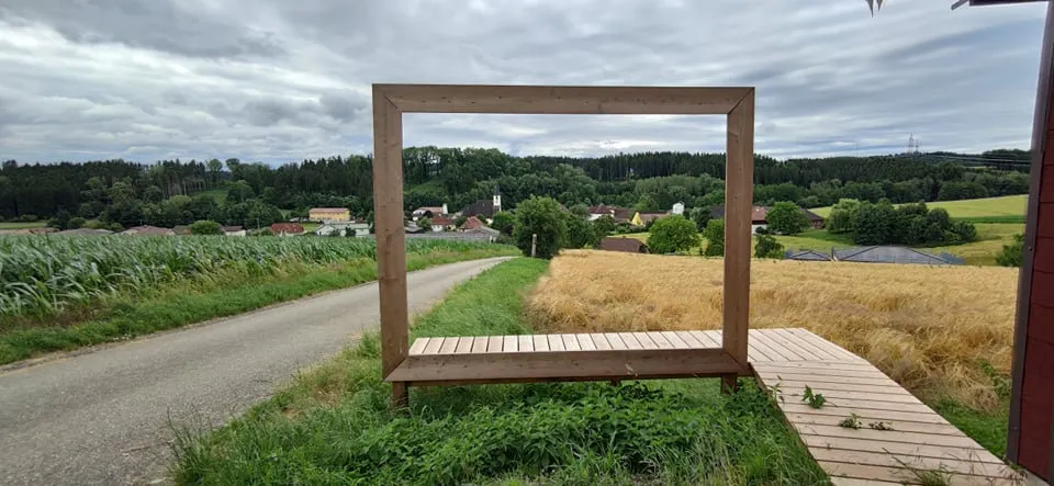Krailberg (504m) Gipfel in Wels-Land
