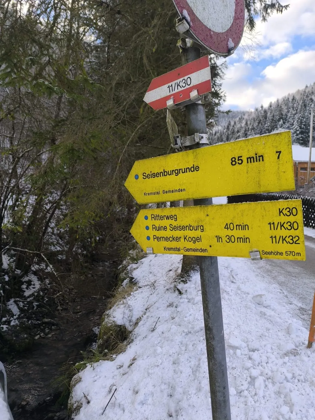 Ruine Seisenburg - Pernecker Kogel (1080m) - Moarkogel