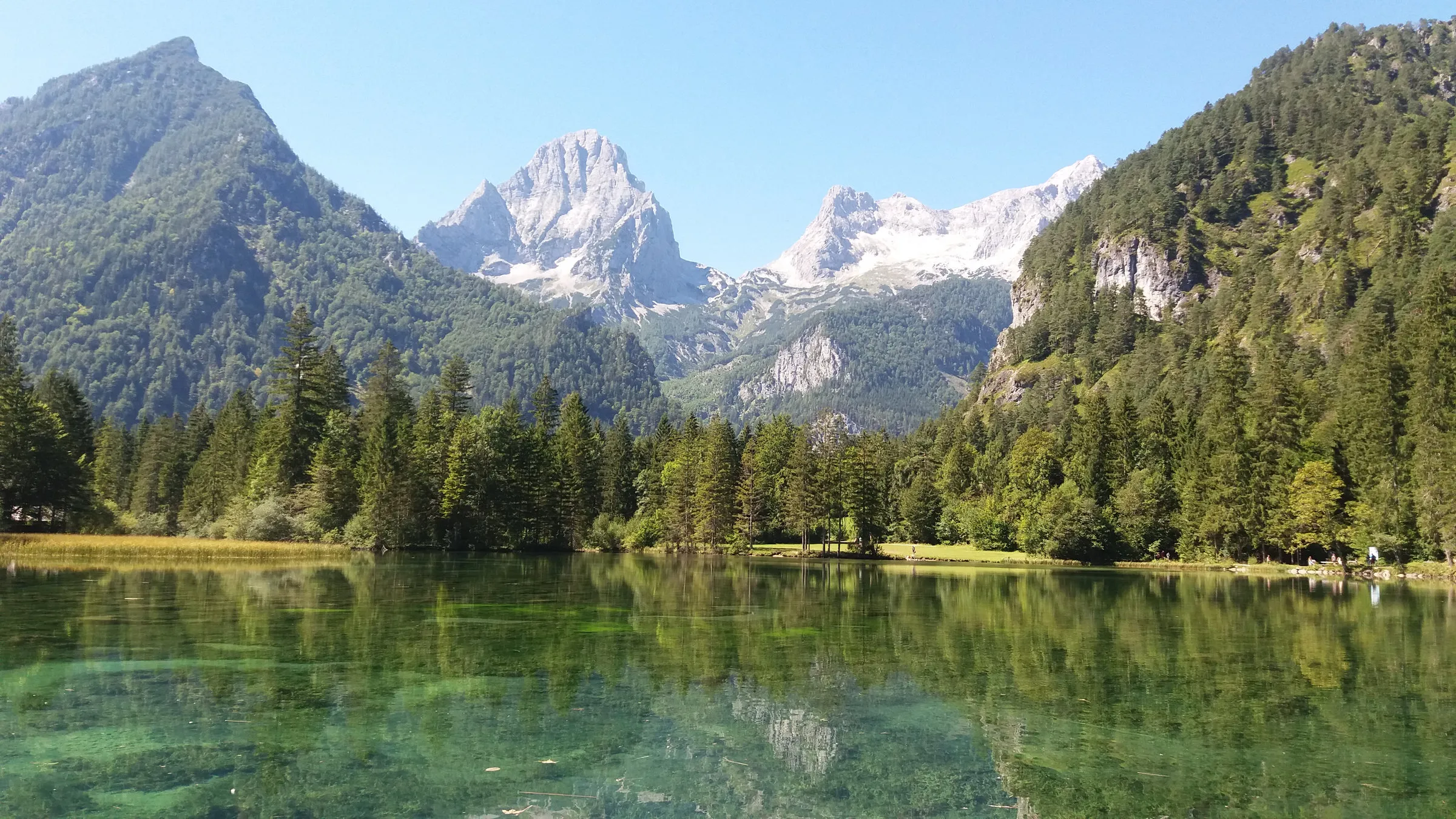 Perle des Stodertals - der Schiederweiher
