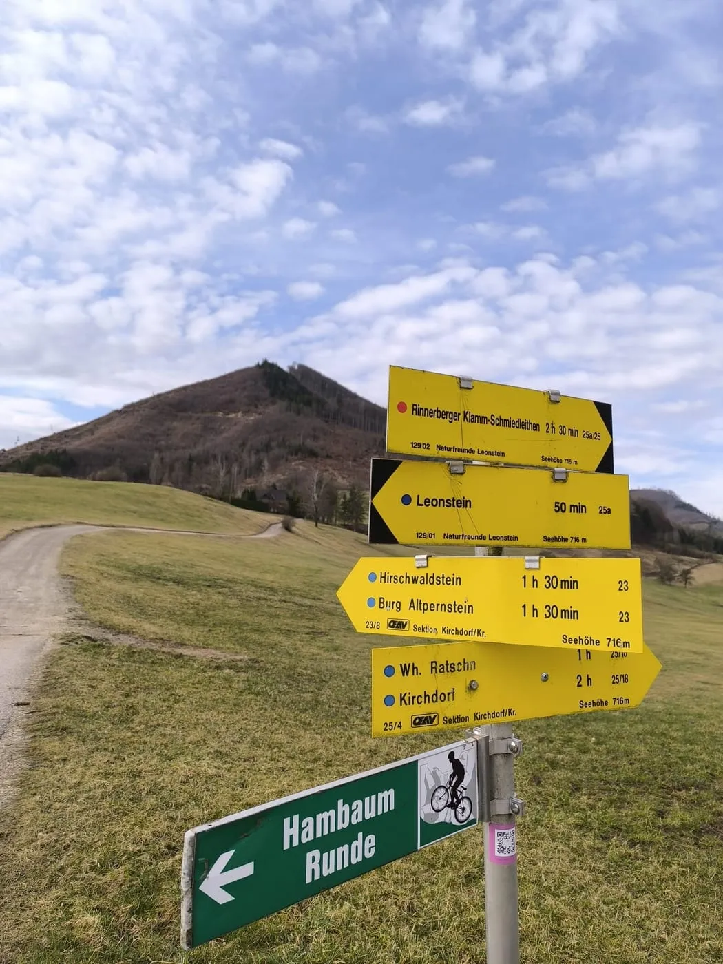 Steinmühlen (1099m) via Hambaum